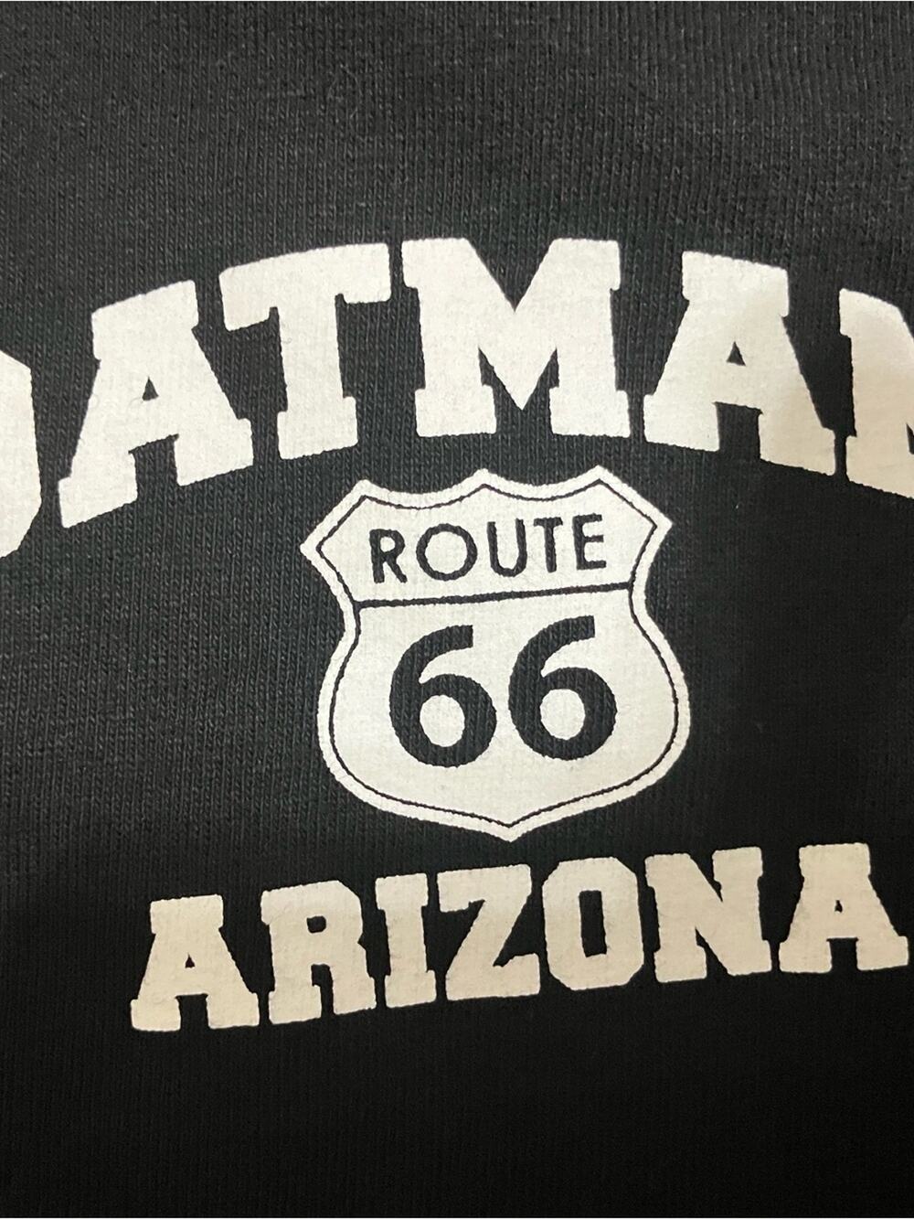 Route 66 Alstyle Black T-shirt with White Route 66 Arizona Graphic 2XL